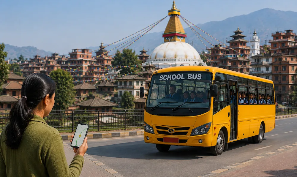 How Parents Can Track Their Child's School Bus in Nepal