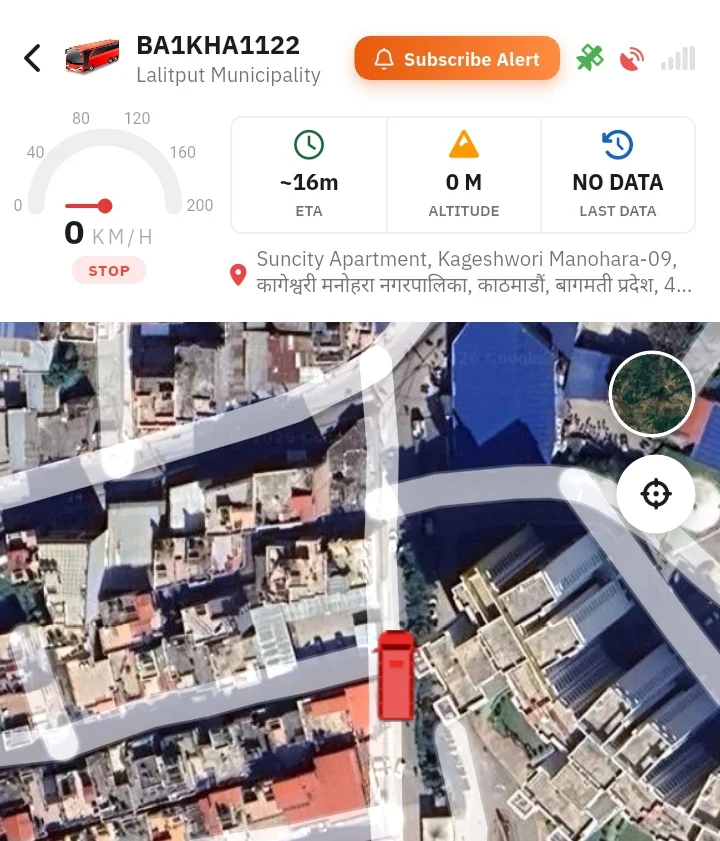 NepTrack Passenger ETA