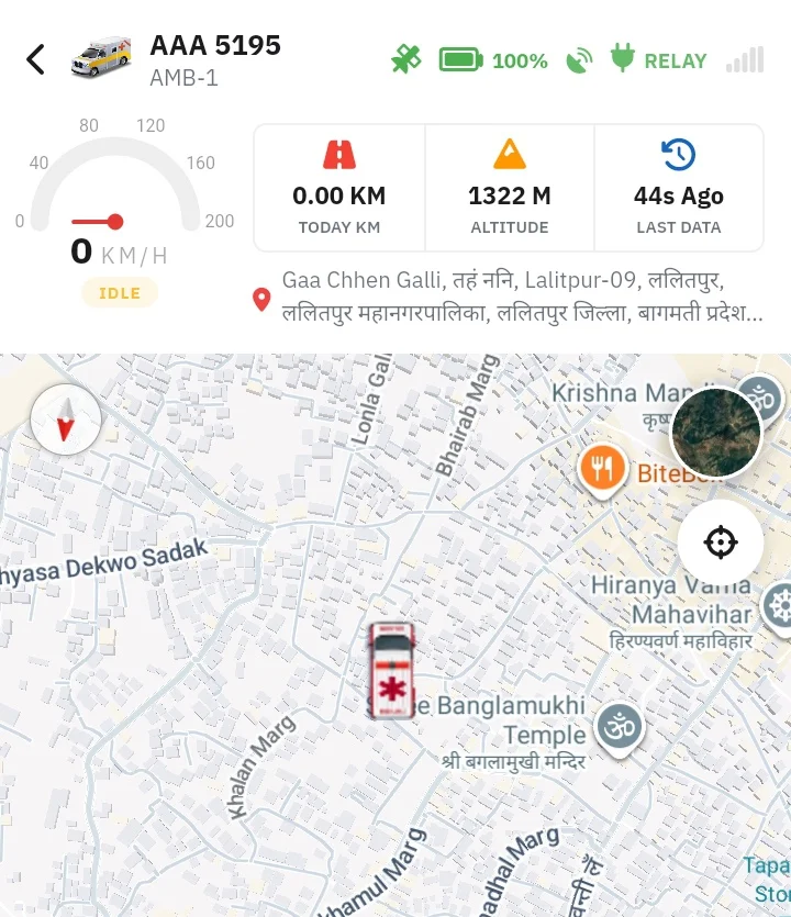 NepTrack Live Tracking Dashboard